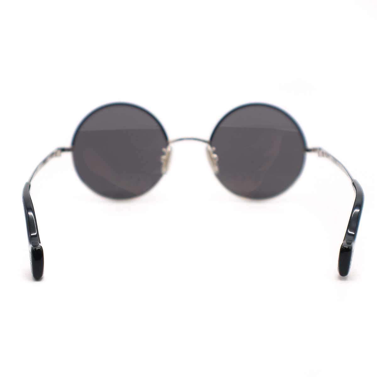 LOEWE ロエベ ラウンドフレームサングラス アイウェア ブラック 49□21  