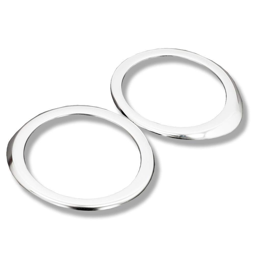 【人気商品】パーツ アクセサリー カスタム ドレスアップ 【ステンレス】 TOYOTA 2PCS フォグリングガーニッシュ トヨタ 専用 y24-2546 RAIZE [2] ライズ M YOURS(ユアーズ):
