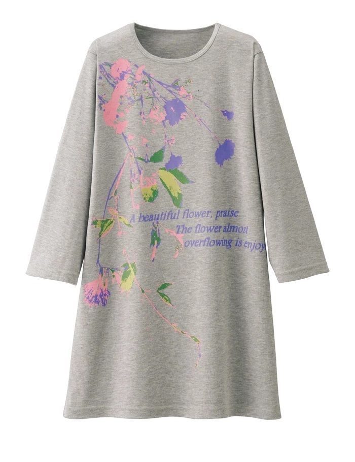 ☆ 3P ☆ Mサイズ ☆ 吸水速乾プリント７分袖Ｔシャツ３色組 プリントTシャツ レディース ７分袖Ｔシャツ レディースTシャツ 花柄 吸水速乾 ☆ 3P ☆ Mサイズ ☆ 吸水速乾プリント7分袖Tシャツ3色組