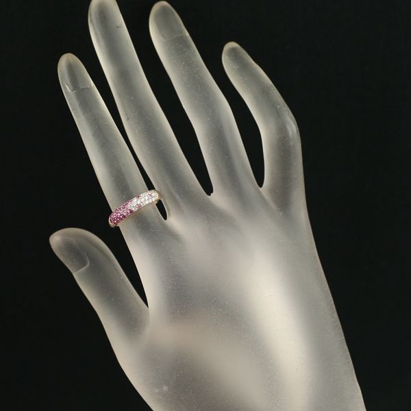 ポンテヴェキオ リング サファイア 0.29ct ダイヤ ダイヤモンド