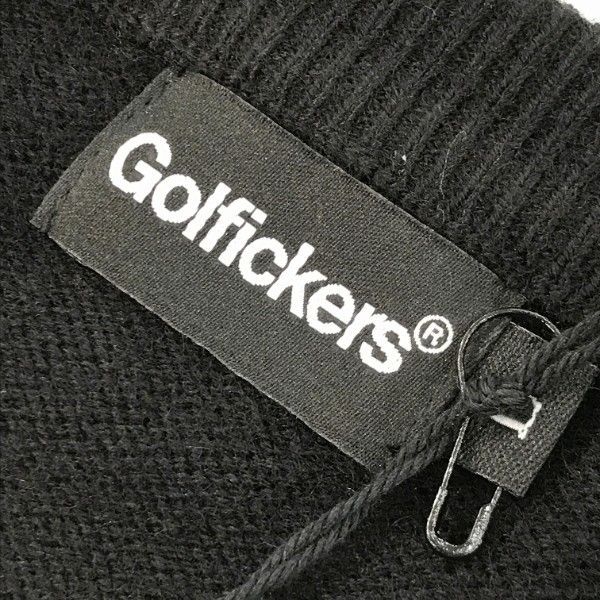 Golfickers ゴルフィッカーズ ニットセーター ブラック系 L