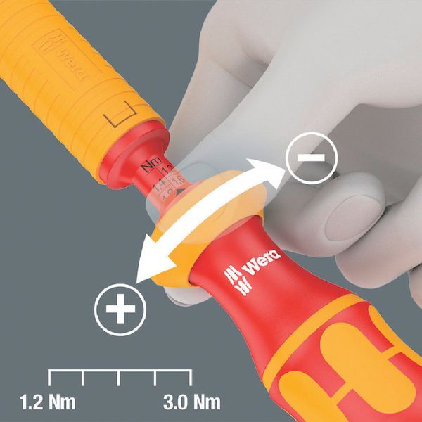 7営業日以内発送 Ｗｅｒａ 074757 ７４４４ ＶＤＥ絶縁トルクドライバー プレセット １．７～３．５Ｎｍ 74757 Wera社 トルクスドライバー 作業工具 ヴェラ VDEトルクドライバー 沖縄離島販売不可 HRDEVELOPMENT_JP