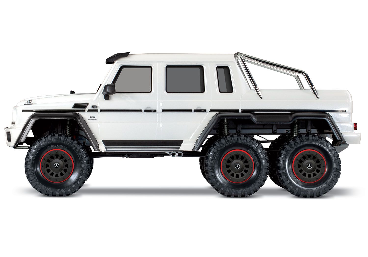 トラクサス TRX6 メルセデスベンツ G63 6×6 ホワイト RTR - RC TRAIL