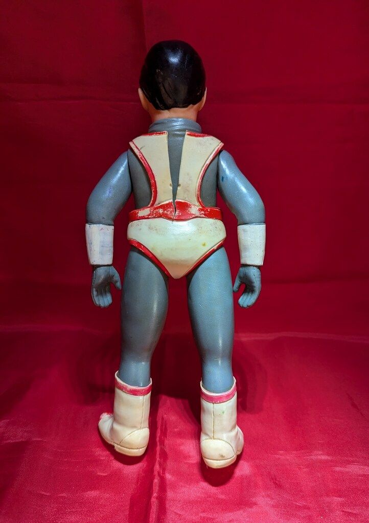 バンダイ スタンダードソフビ シルバー仮面 面替え 265mm グレー成型