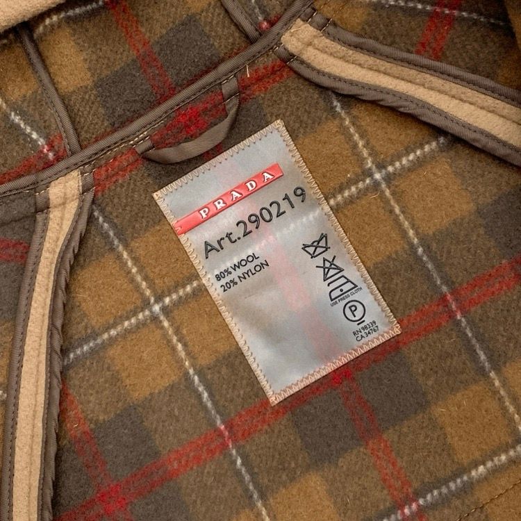 希少✨プラダスポーツ 40 L ポンチョ ケープ ダッフルコート ベージュ