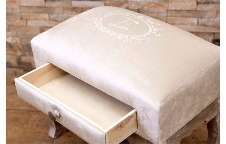 マーヴェラス[ドロワースツール] ベルベットチェア・スツールおしゃれ