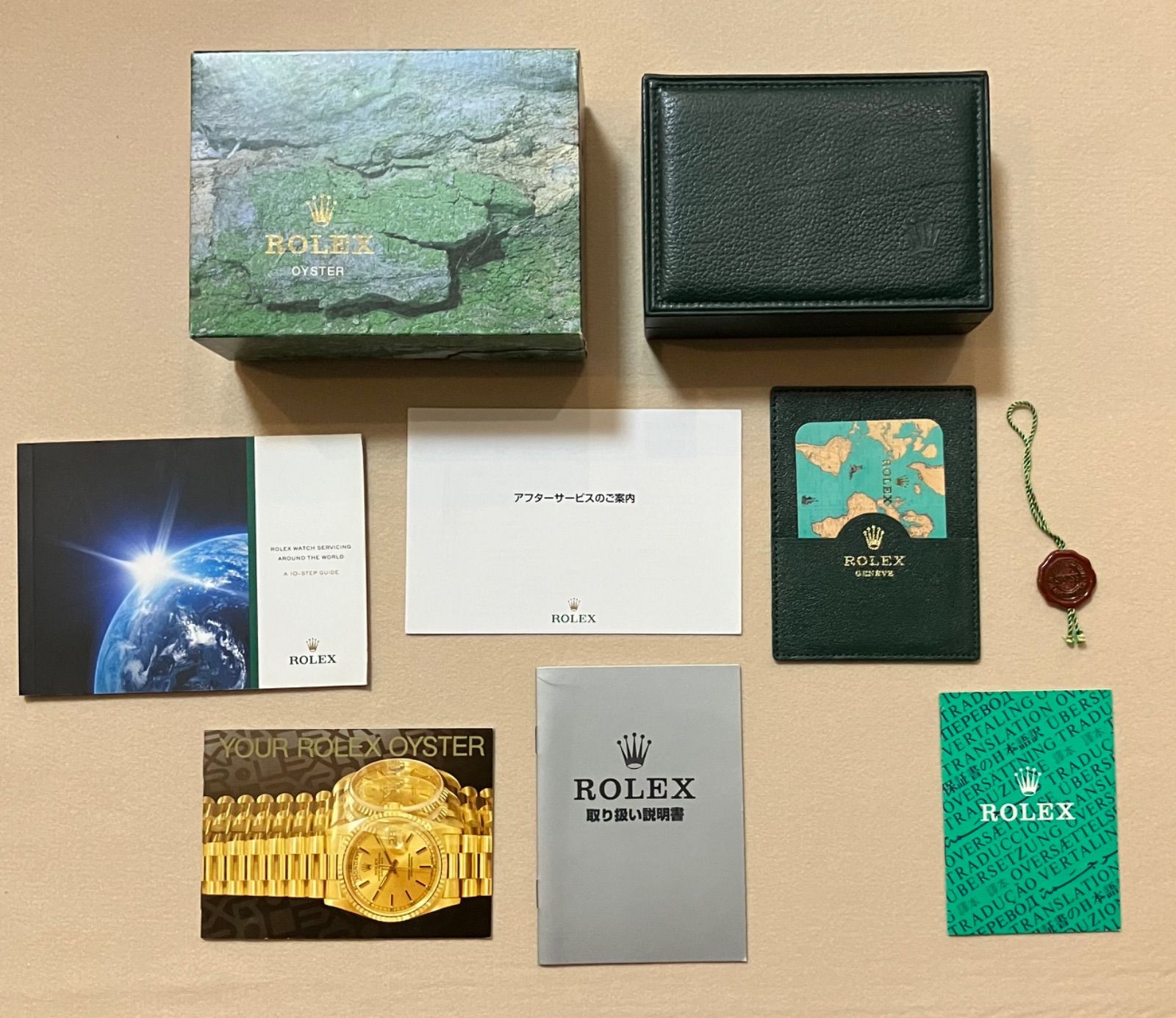 ロレックス Rolex オイスター 空箱 グリーン 16610 - メルカリ