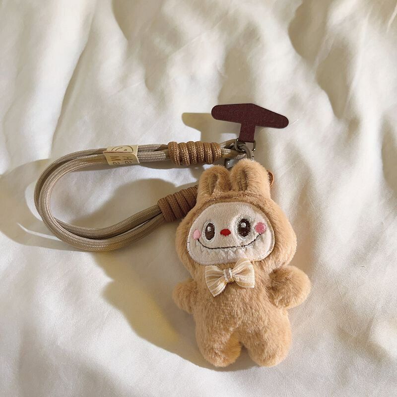 ラブブ二代目ぬいぐるみ　ストラップ　4点セット（ラブブグッズランダムおまけ付き） ラブブ風 ぬいぐるみストラップ スマホストラップ 携帯
