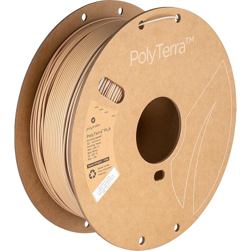 ポリメーカー(Polymaker) 3Dプリンタ―用フィラメント PolyTerra PLA 1.75mm径 1000g Cappuccino 0