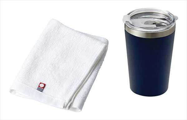 送料無料　AMIi　HOME　カップインタンブラーＮ＆タオル AM-1628 内祝い 結婚式 記念品 プレゼント 内祝 出産内祝い