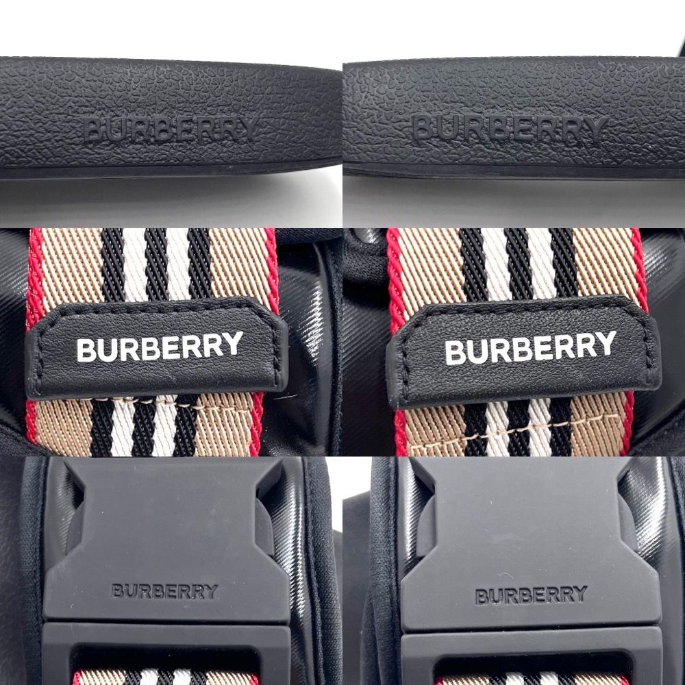 メンズ BURBERRY (バーバリー) アイコン ストライプ サンダル