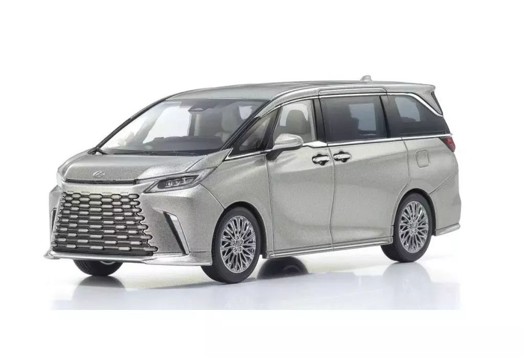 【新品】ミニカー 1/43 LEXUS LM 500h(ソニックチタニウム 4席ソリスホワイト) [KS03924T]