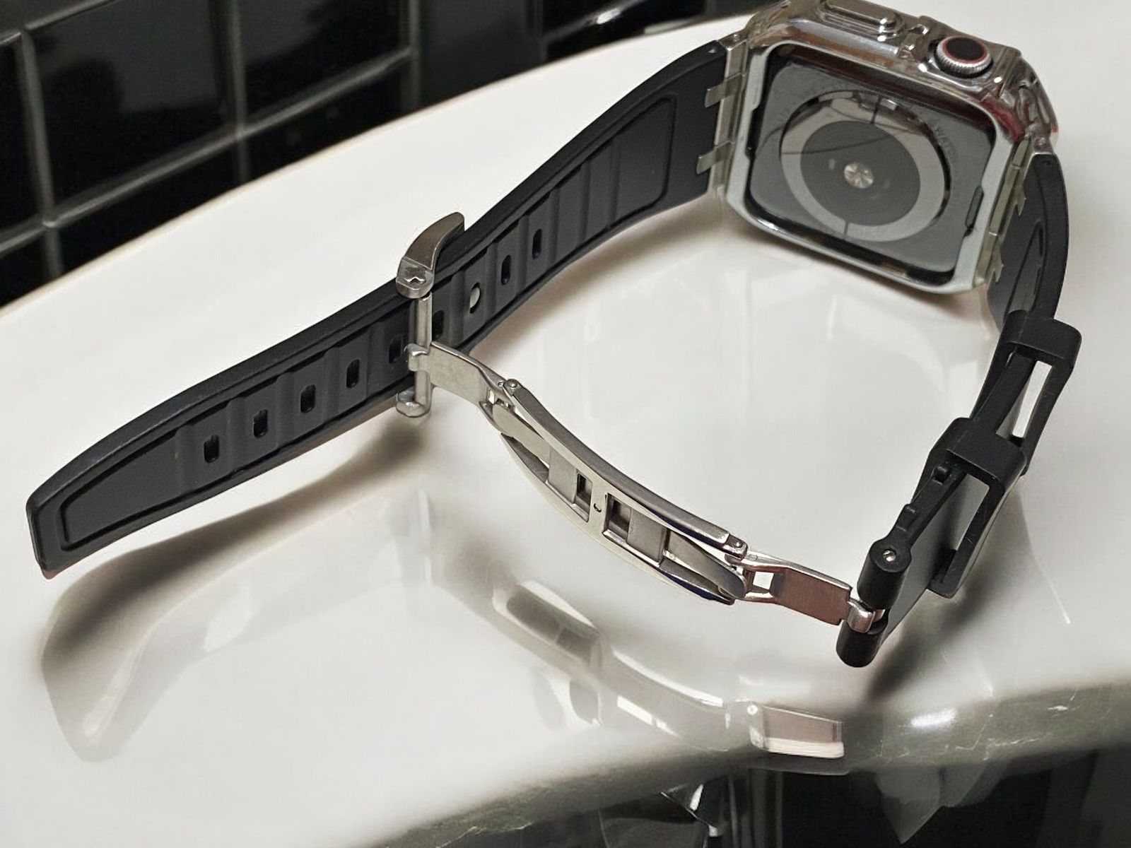 アップルウォッチシームラバーバンドTPUカバーSケース38|40|41|42|44|4546||49 Apple Watch ウルトラ ultra ベルト