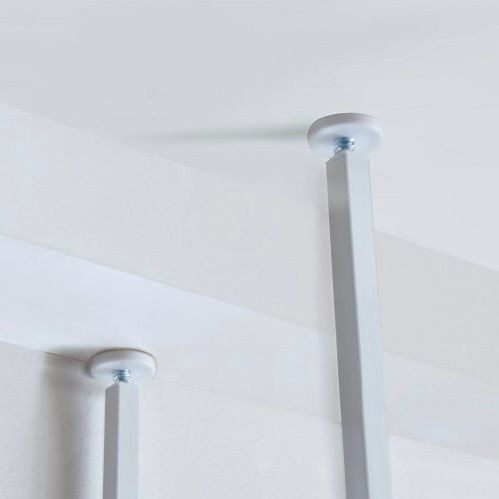 ツッパリ クローゼット ハンガーラック ホワイトハンガー ハイタイプ