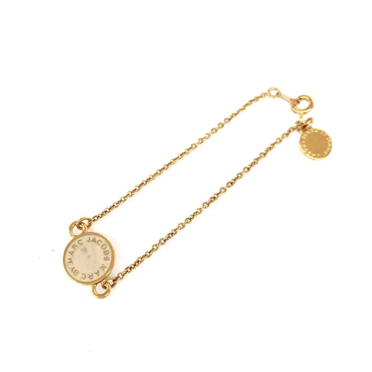 MARC JACOBS マークジェイコブス チェーンブレスレット ベージュ 