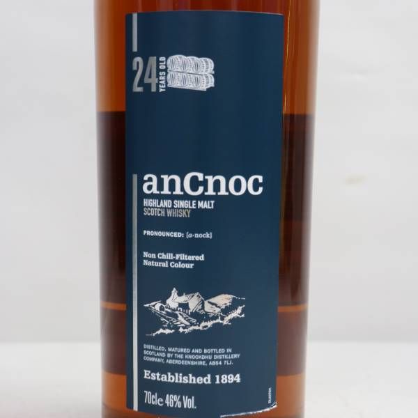 ancnoc（アンノック）24年 46% 700ml ※オリあり R23G310011 - お酒専門