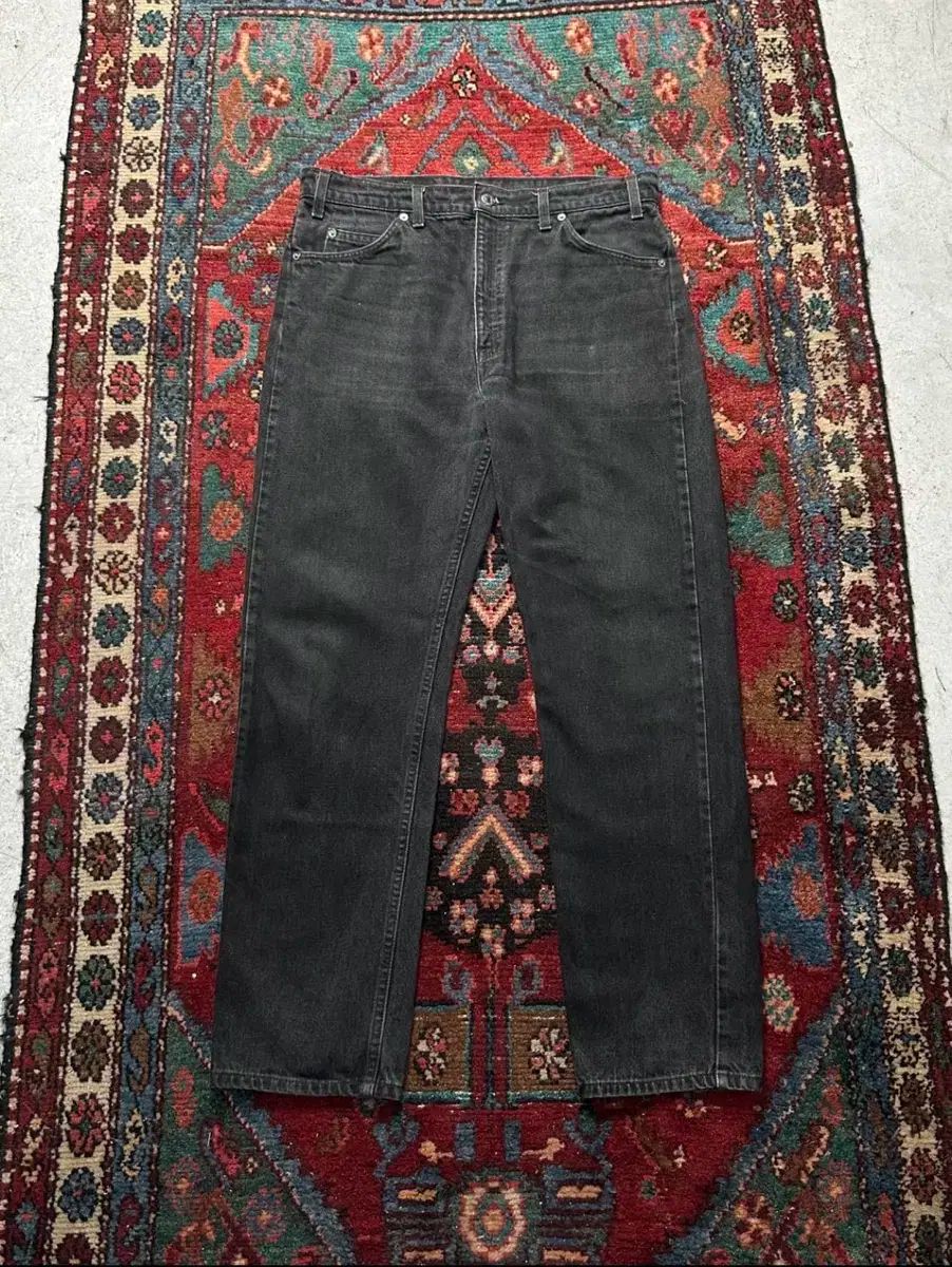 90 s ヴィンテージ LEVI S 505 ブラック ブラックデニム ブーツカット オレンジタブ