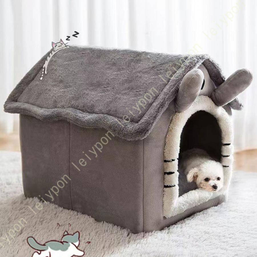 猫 ベッド 猫用 ハウス ペットベッド うさぎ 小型犬 猫 ドームハウス ペットハウス ドーム型 屋根付き キャットハウス 猫用品 ねこ用寝袋 ネコ いぬ