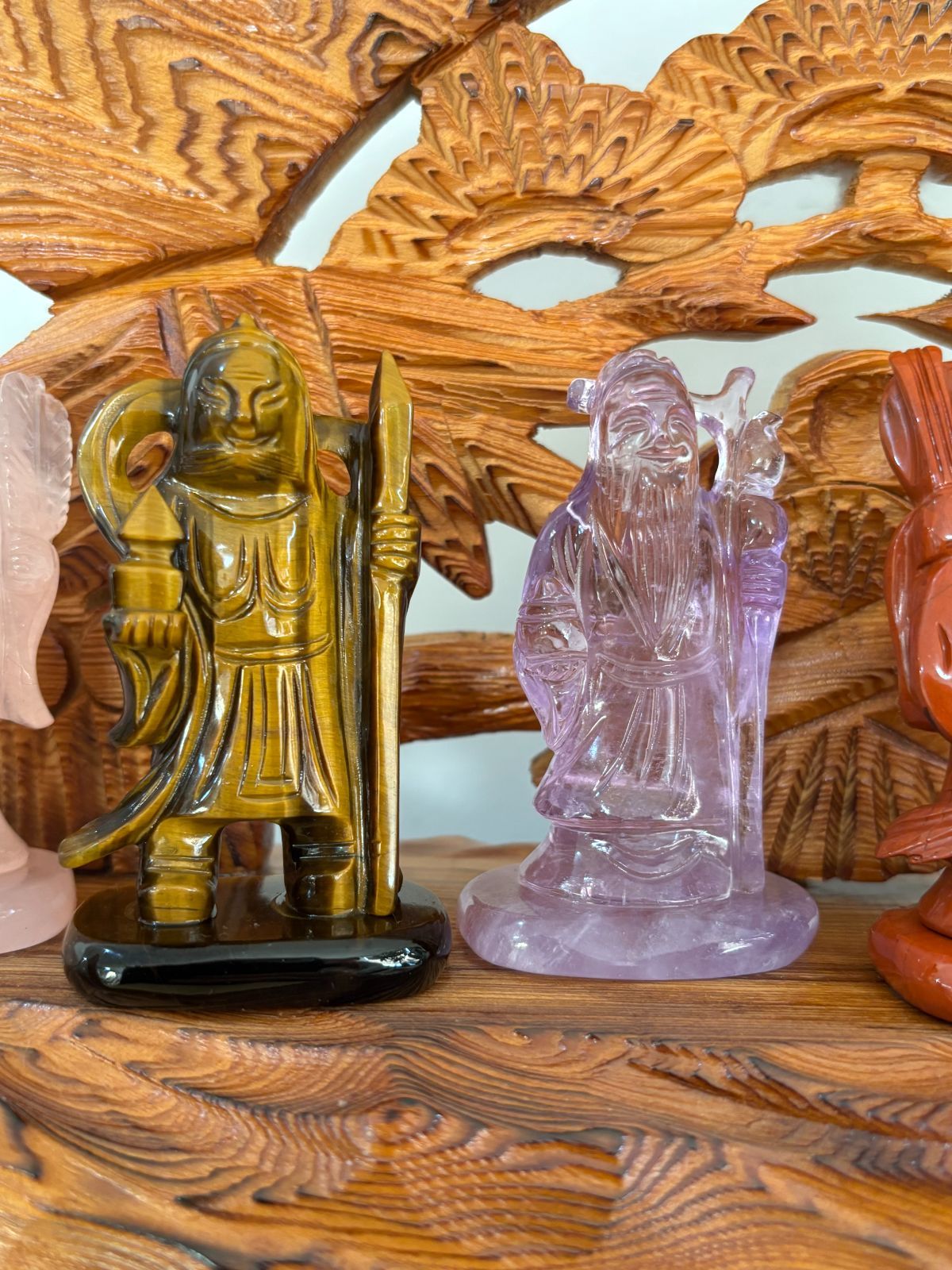 エクセルヒューマン社、宝石七福神画 屋久杉木製フレーム A4サイズ エクセルヒューマン社、宝石七福神画 屋久杉木製フレーム A4