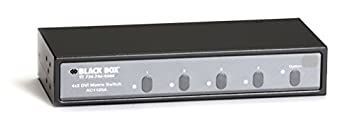 ブラックボックス4?x 2?DVIマトリックススイッチwithオーディオ RS - 232コントロール