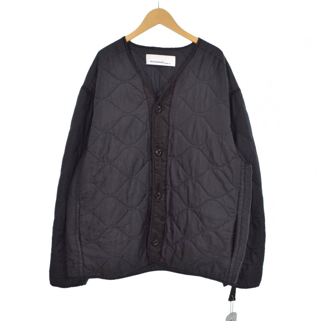 オーエーエムシー OAMC 25SS PEACEMAKER quilted black jacket キルティング ジャケット ブルゾン M 黒 ブラック PCM1OJ01ANY001099 AA