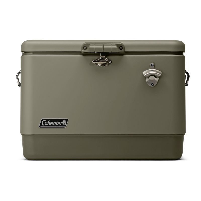 Coleman コールマン 54QT スチールベルト クーラー セージ 約51L