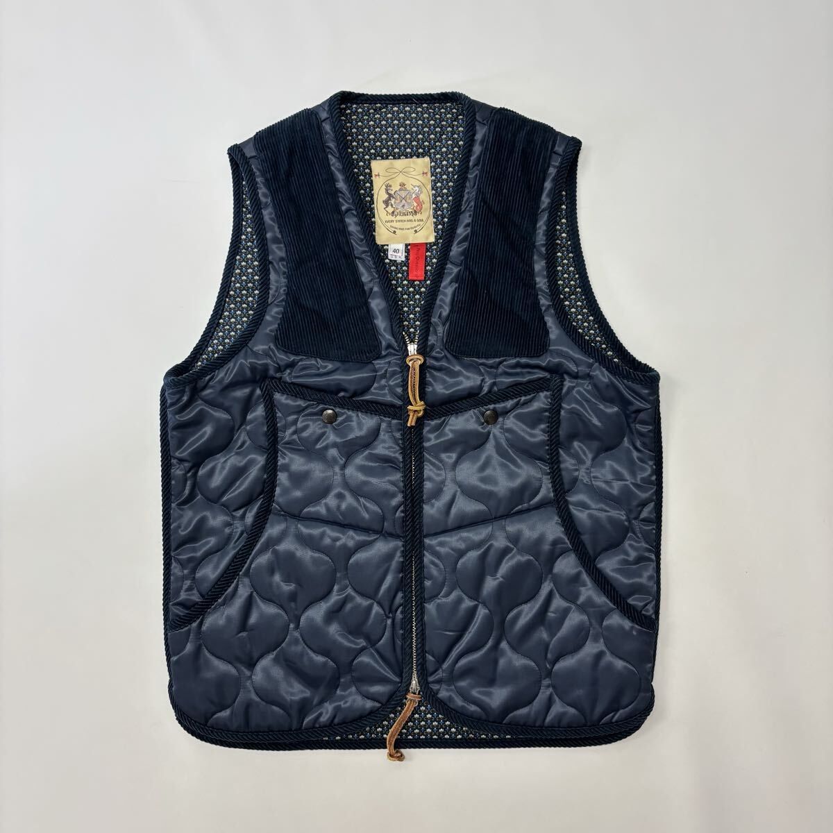 MONITALY モニタリー QUILT HUNT VEST キルト ハンティング ベスト 