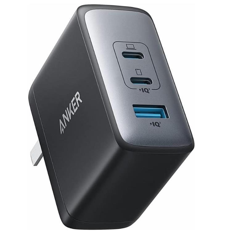 Anker Charger (Nano II 100W) USB急速充電器 ACアダプタ GaN II技術搭載 3ポート MacBook/iPhone/Android対応 100-240V対応 世界対応 海外旅行用