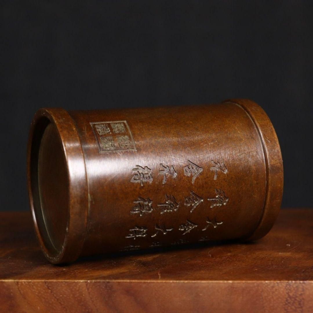 銅 細工 筆箱 筆棚 筆遣い 文房具 装飾品 現代工芸品 置物 銅 細工 筆箱 筆棚 筆遣い 文房具 装飾品 現代工芸品 置物
