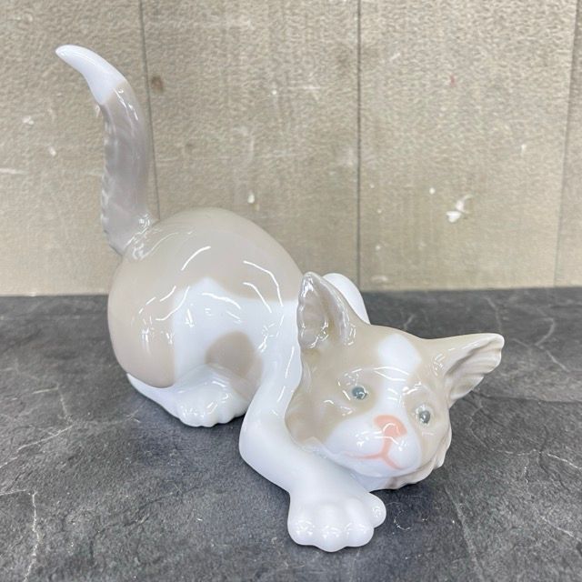 美品 LLADRO リヤドロ シッポを立てる猫 5112 フィギュリン 廃版 陶器 置物 / 57236 - メルカリ