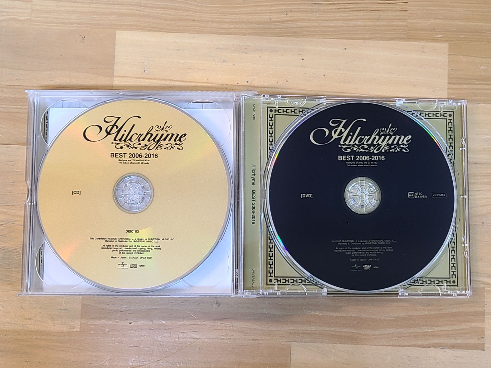 Hilcrhyme BEST 2006-2016　初回 新品・未開封４ CD Hilcrhyme、初のオールタイム・ベスト・アルバム『BEST 2006-2016』4月