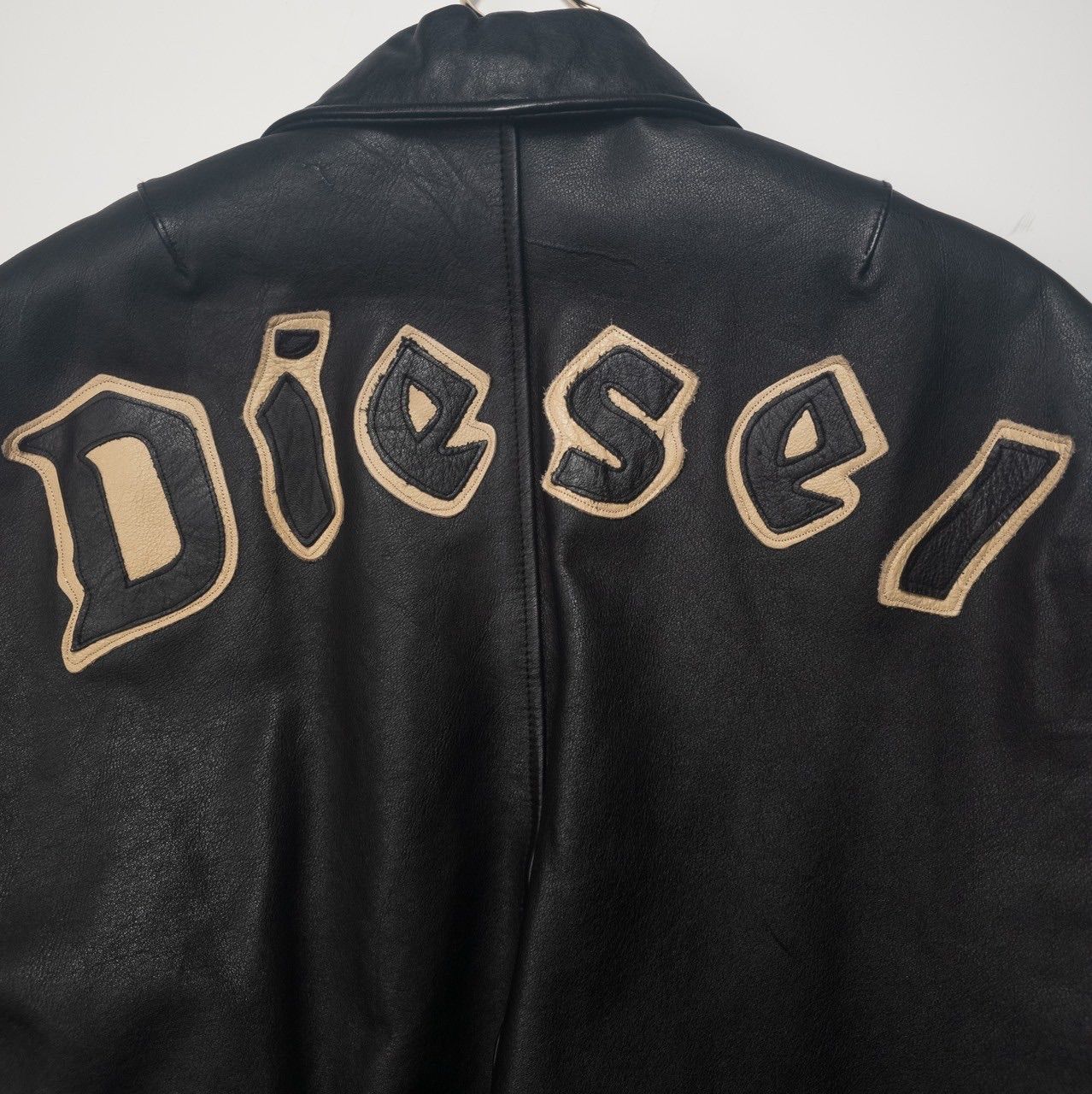 美品】DIESEL ディーゼル VINTAGE 80~90年代 レザージャケット 革100