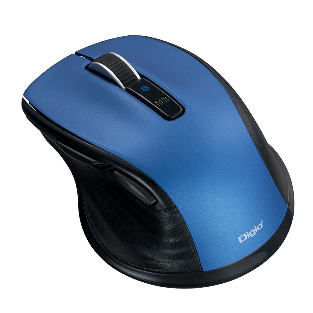 （まとめ買い）ナカバヤシ F_line Bluetooth静音5ボタンBlueLEDマウス Sサイズ ブルー MUS-BKF143BL 【3個セット】