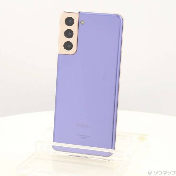 ふじです。GalaxyS21　SCG09　美品　ファントムバイオレット 中古品〕 Galaxy S21 5G 256GB ファントムバイオレット SCG09 au
