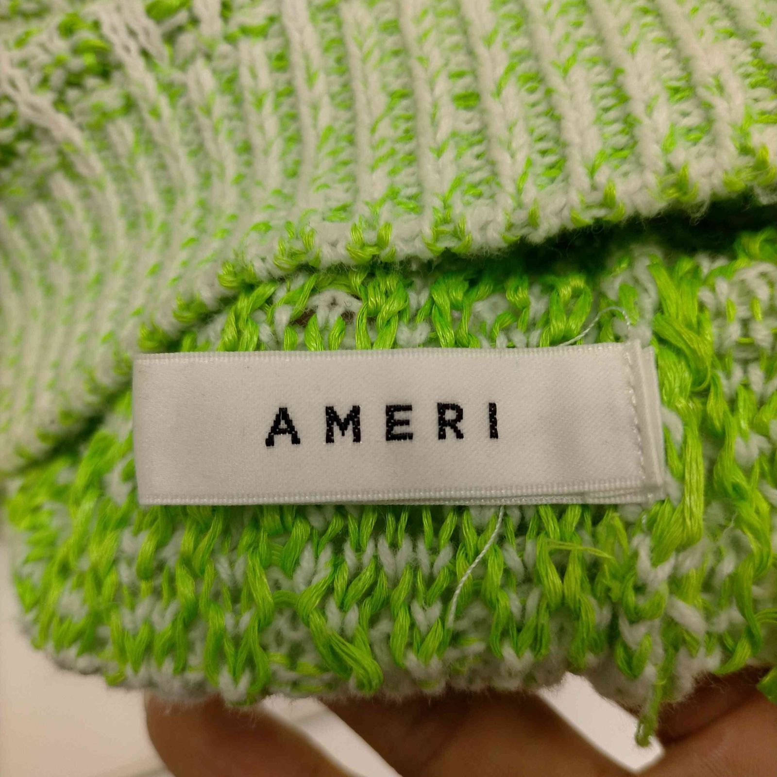 Ameri vintage フリンジベストニット