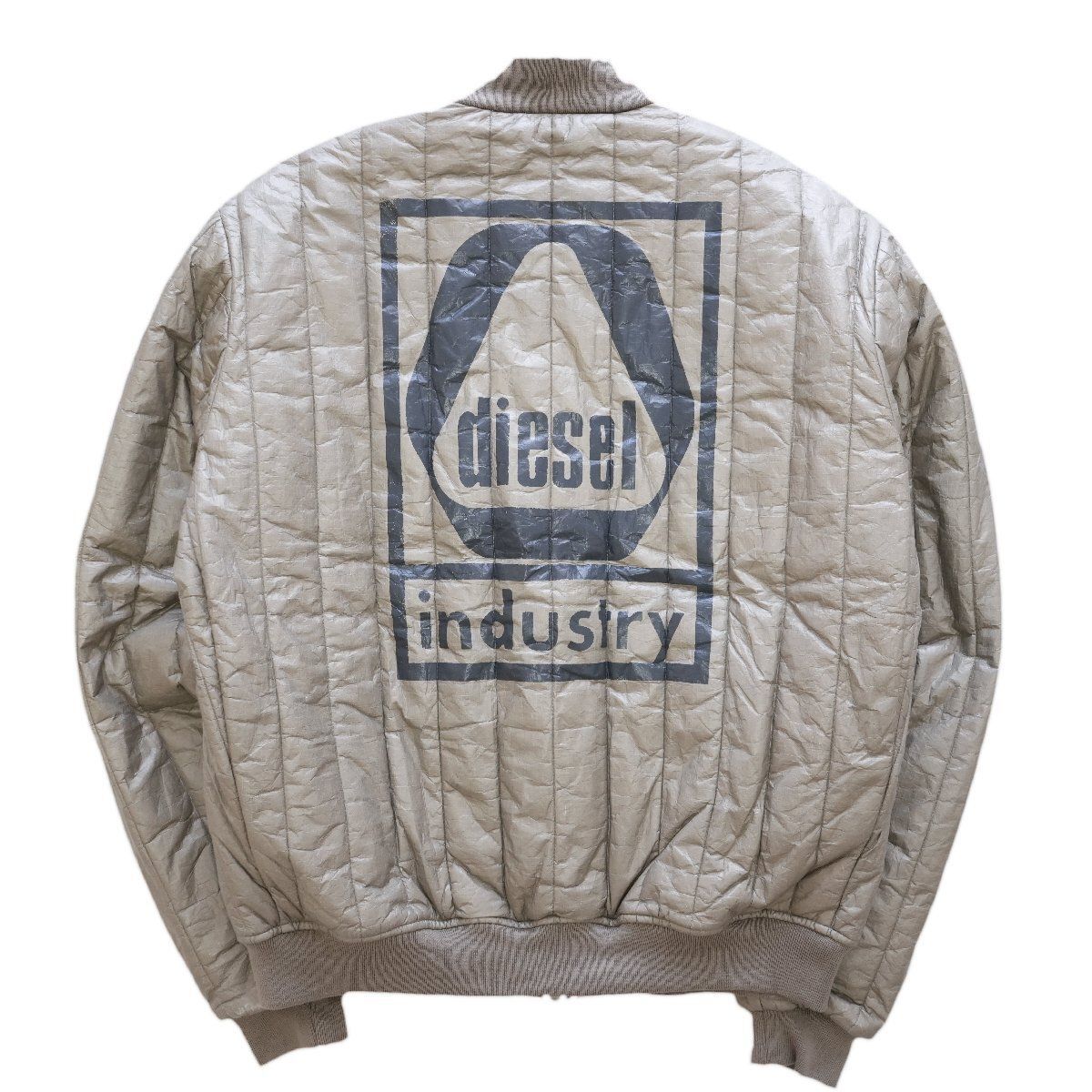◇ DIESEL ◇ディーゼル◇ロゴ 味出し ボンバー ジャケット ナイロン 