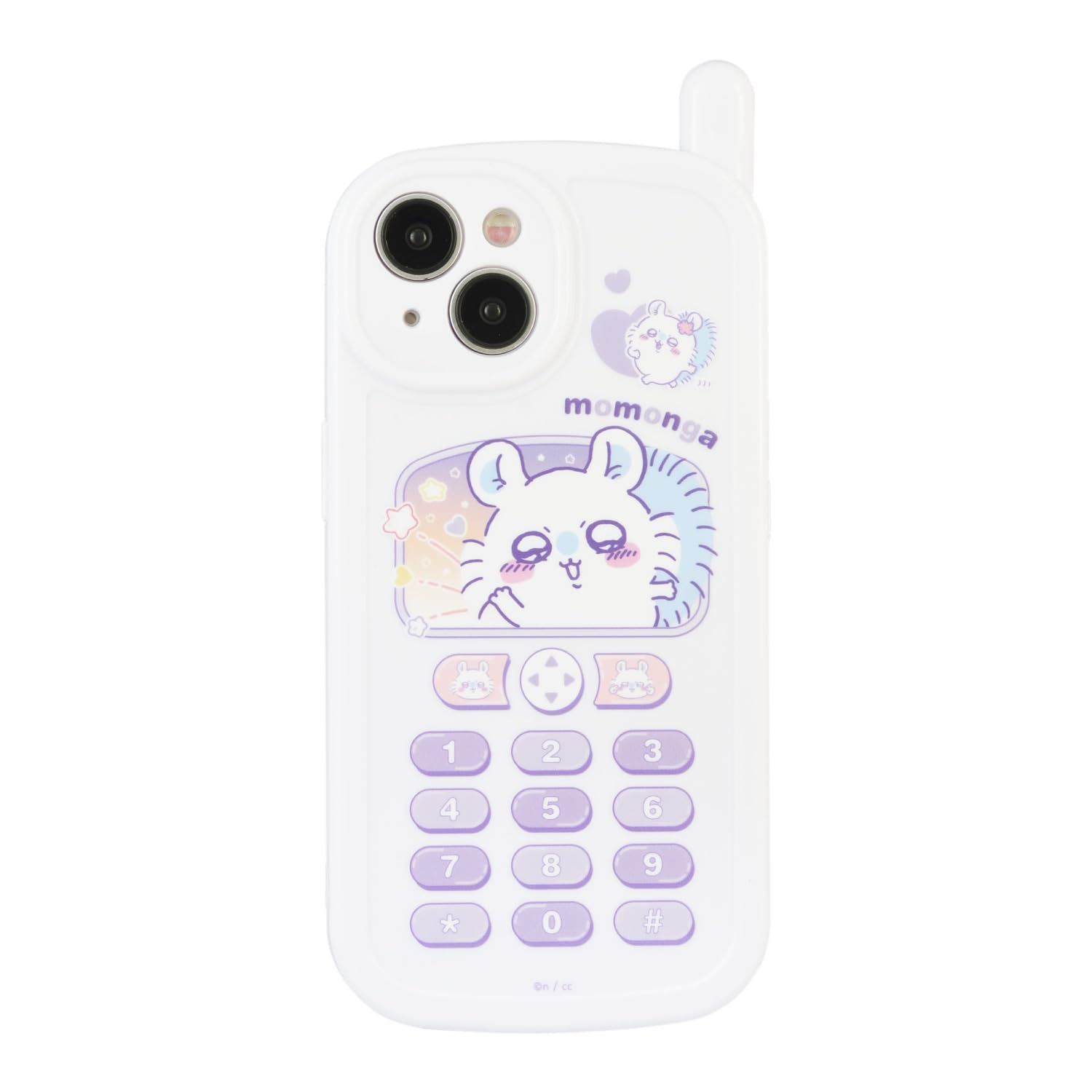 【在庫処分】CK-38D モモンガ レトロガラケー風ケース 対応 14 / 15 iPhone ちいかわ グルマンディーズ