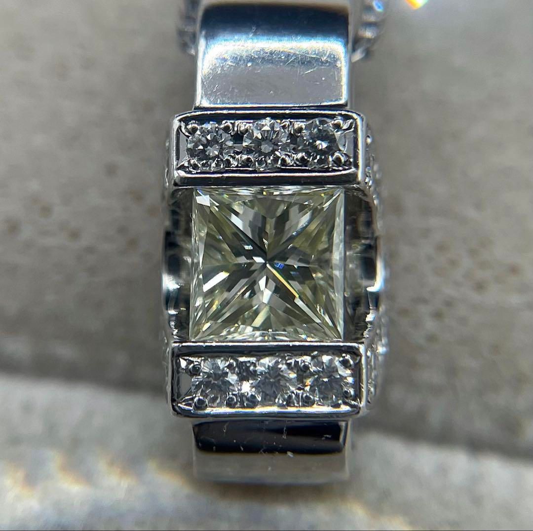 JJ134★高級 大粒ダイヤモンド0.66ct プラチナ ヘッド 鑑別付 JJ134☆高級 大粒ダイヤモンド0.66ct プラチナ ヘッド 鑑別付 - メルカリ