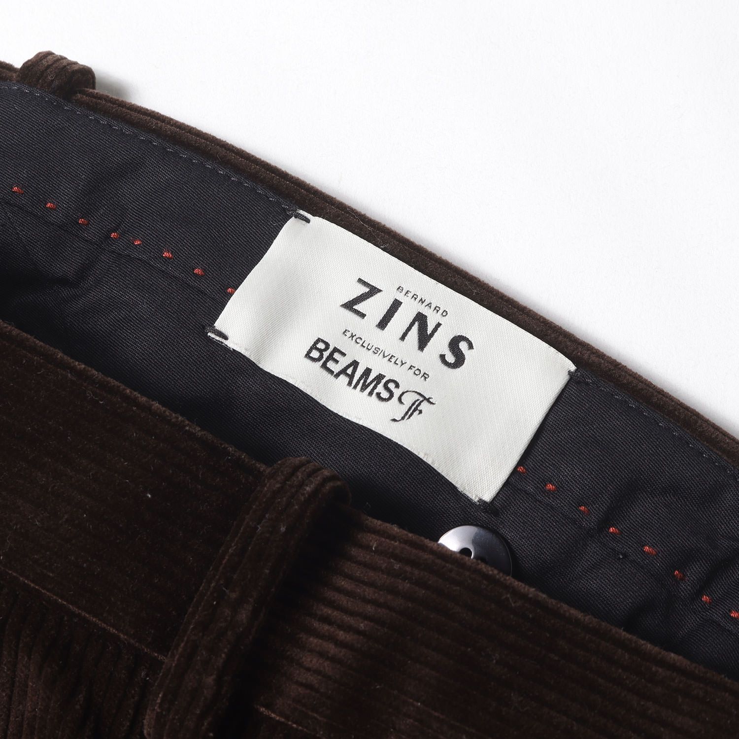 美品】BERNARD ZINS ベルナール ザンス パンツ ブラウン サイズ:US28