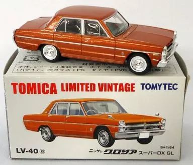 中古】トミカ 1/64 LV-40a ニッサン グロリア スーパーDX GL(オレンジ