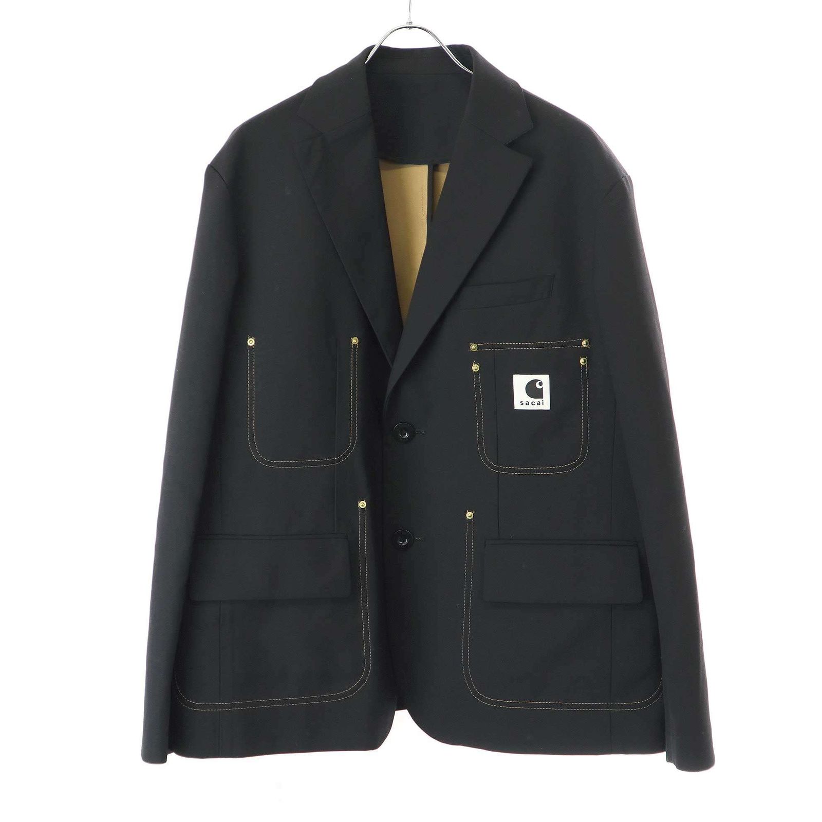 sacai✖Carhartt WIP リバーシブル ジャケット　ブラック サカイ - sacai | Carhartt WIP Reversible Jacket-Black-1の