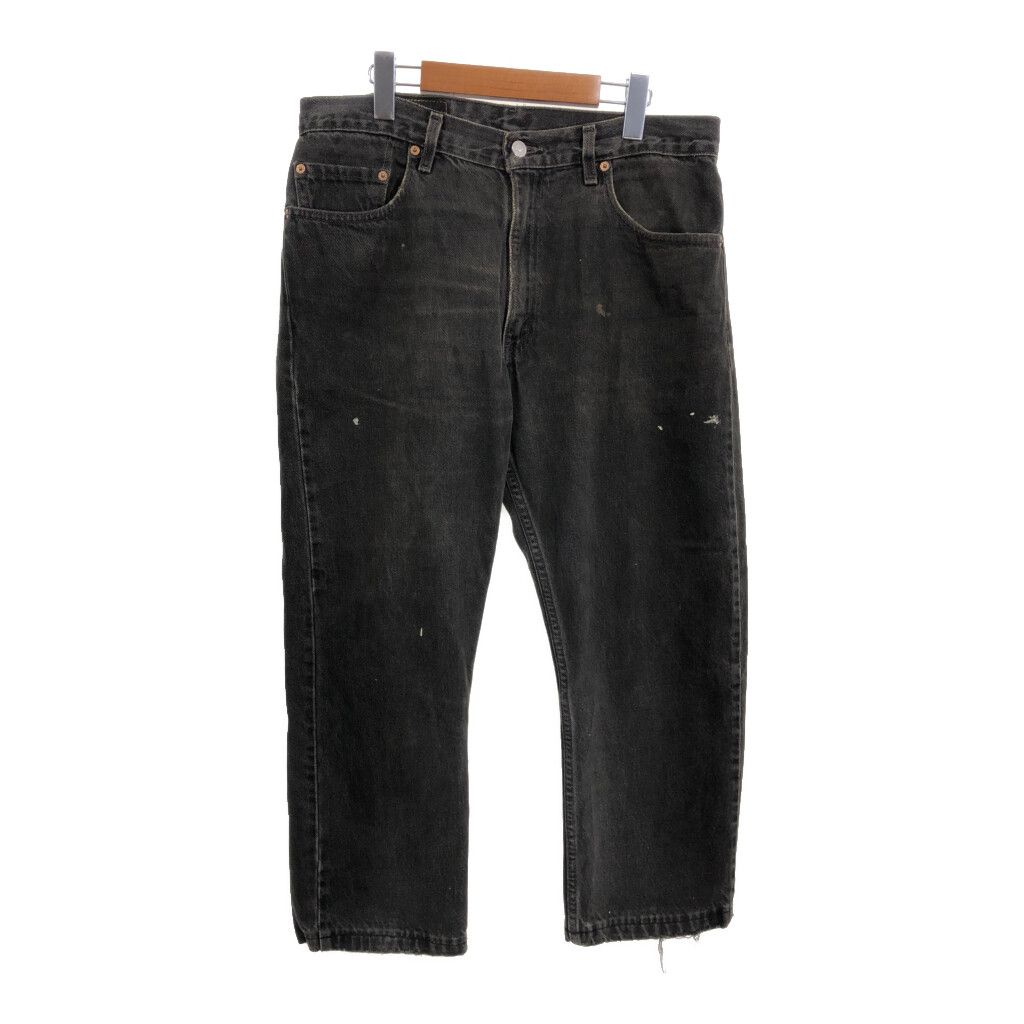 リーバイス　505　ブラックデニム　W34 Levi\u0027s 505 ブラックデニムパンツ \u201cW34 L29\u201d - used\u0026vintage box Hi-smile