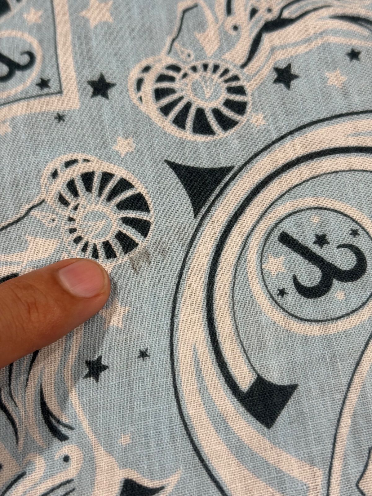 ヴィンテージ 星座柄 バンダナ 牡牛座 ☆ヴィンテージ☆星座柄