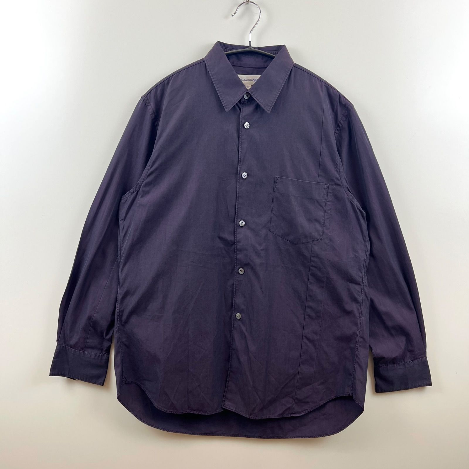 COMME des GARCONS SHIRT CDG 00s archive shiny L/S shirts S