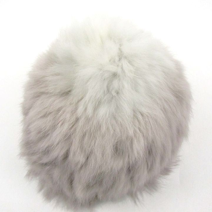 イヴサロモン ファー 毛皮 帽子 ブランド フランス製 レディース グレージュ Yves Salomon