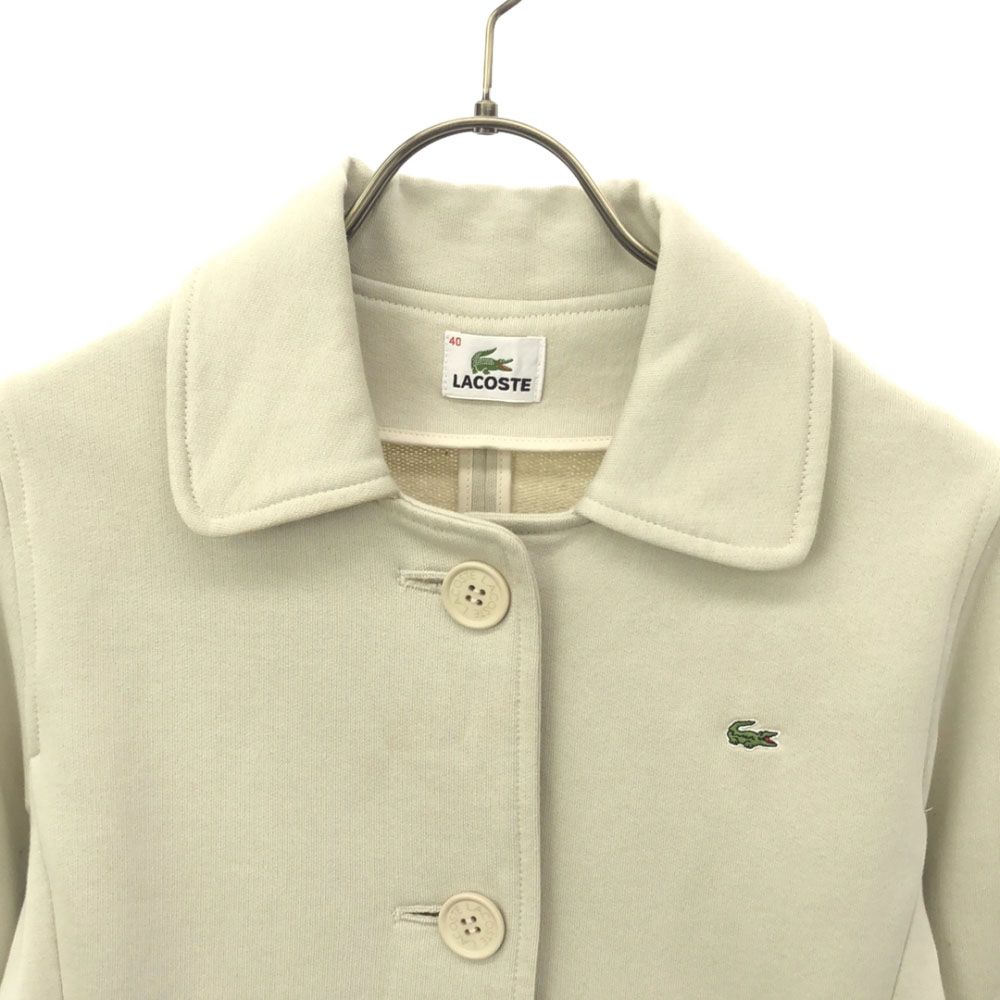 Lacoste ベージュ ジャケット LACOSTE ジャケットベージュ 短丈 S - メルカリ