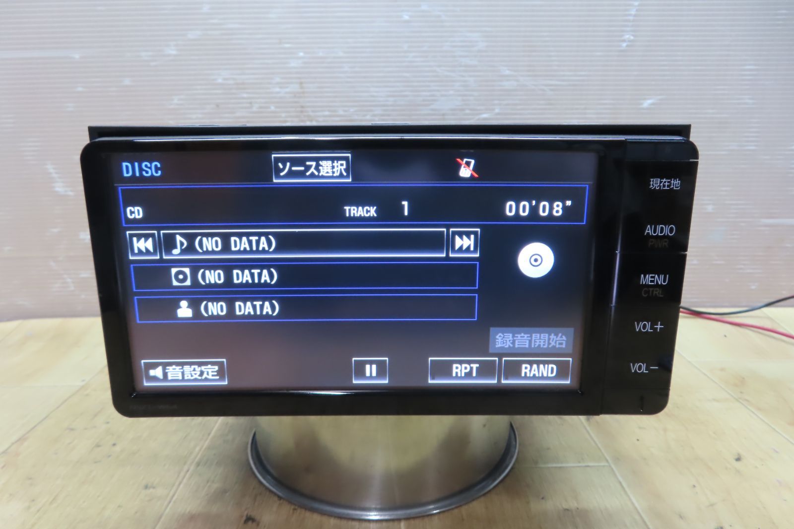 トヨタ純正 SDナビ NSZT-W64 高精細液晶 新品フィルムアンテナ