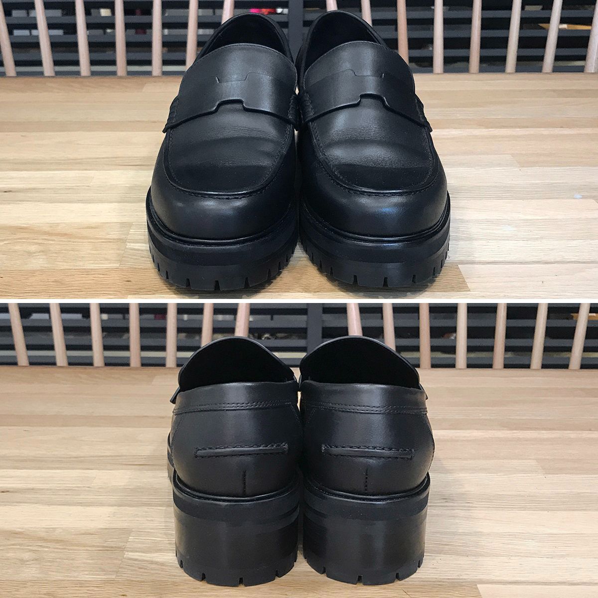 エルメス 厚底 ローファー モカシン アイビー　35.5 新品未使用 エルメス 厚底 ローファー モカシン アイビー35.5 新品未使用