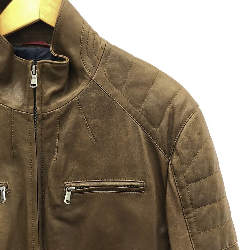 BRUNELLO CUCINELLI / ブルネロクチネリ | レザー シングル ライダース