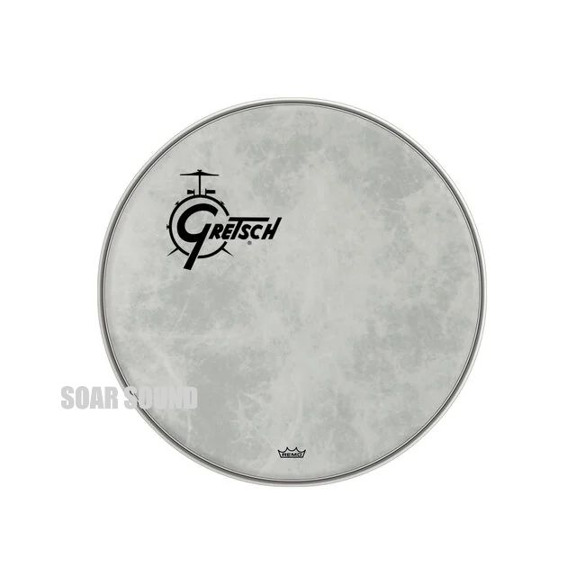 GRETSCH グレッチ ドラムヘッド GRDHFS20O バスドラムヘッド Fiberskyn ファイバースキン 20インチオフセットロゴ